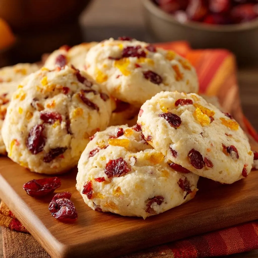 Cranberry Orange Cornflake Scones Recipe - recipe image