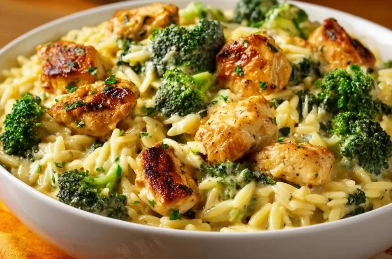 Chicken Broccoli Orzo