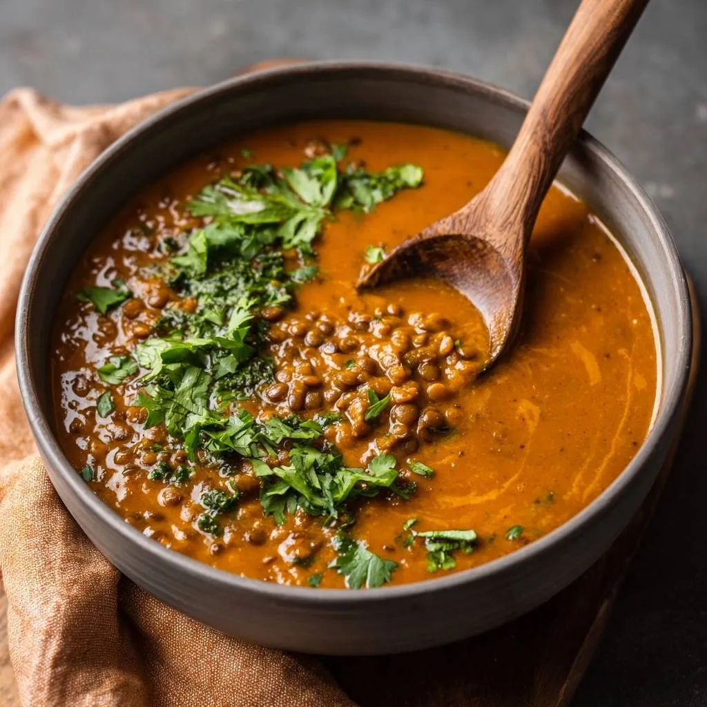 Creamy Red Lentil Dal: Foolproof Thick Texture Recipe - recipe image