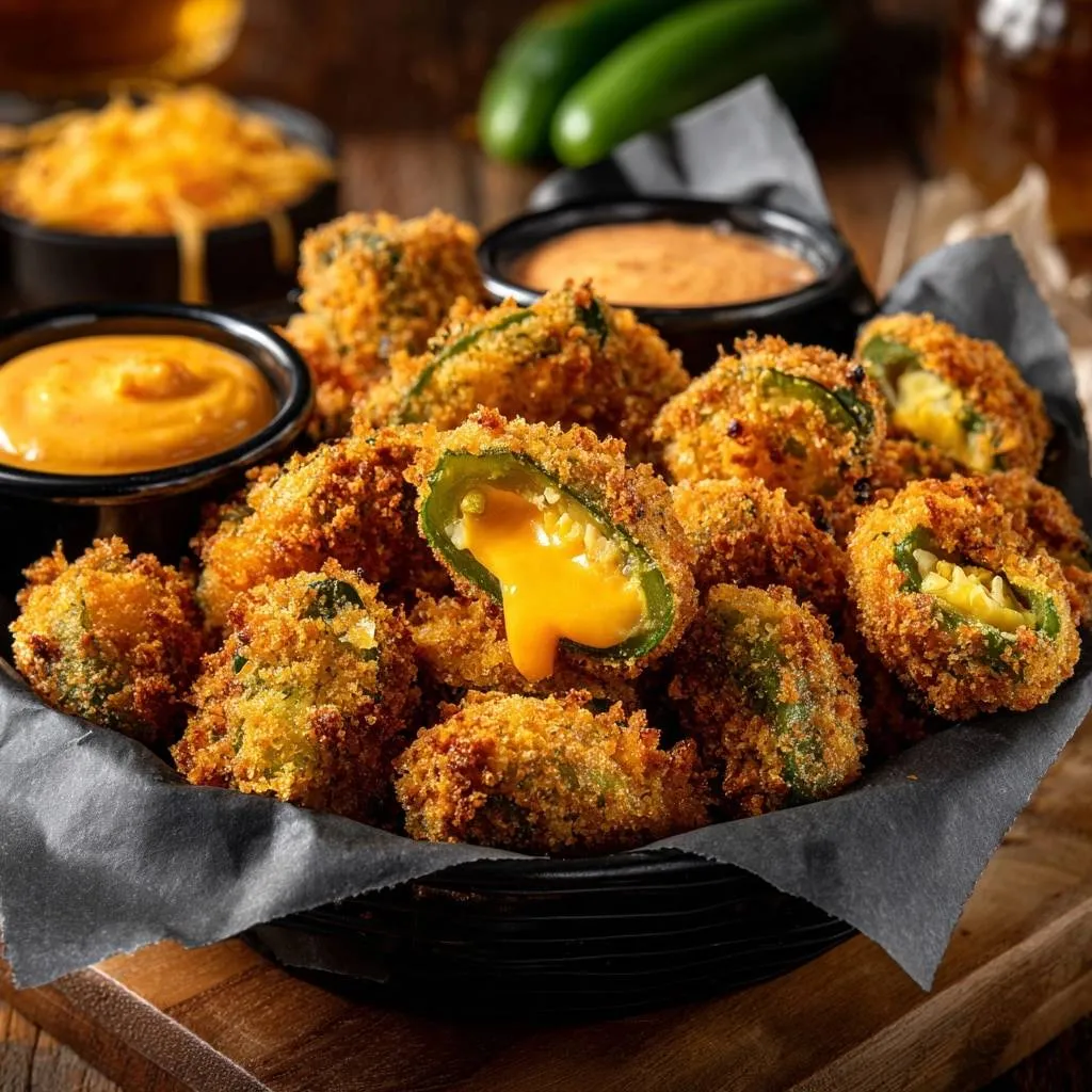 Crispy Jalapeño Poppers with Unbreakable Crunch - recipe image