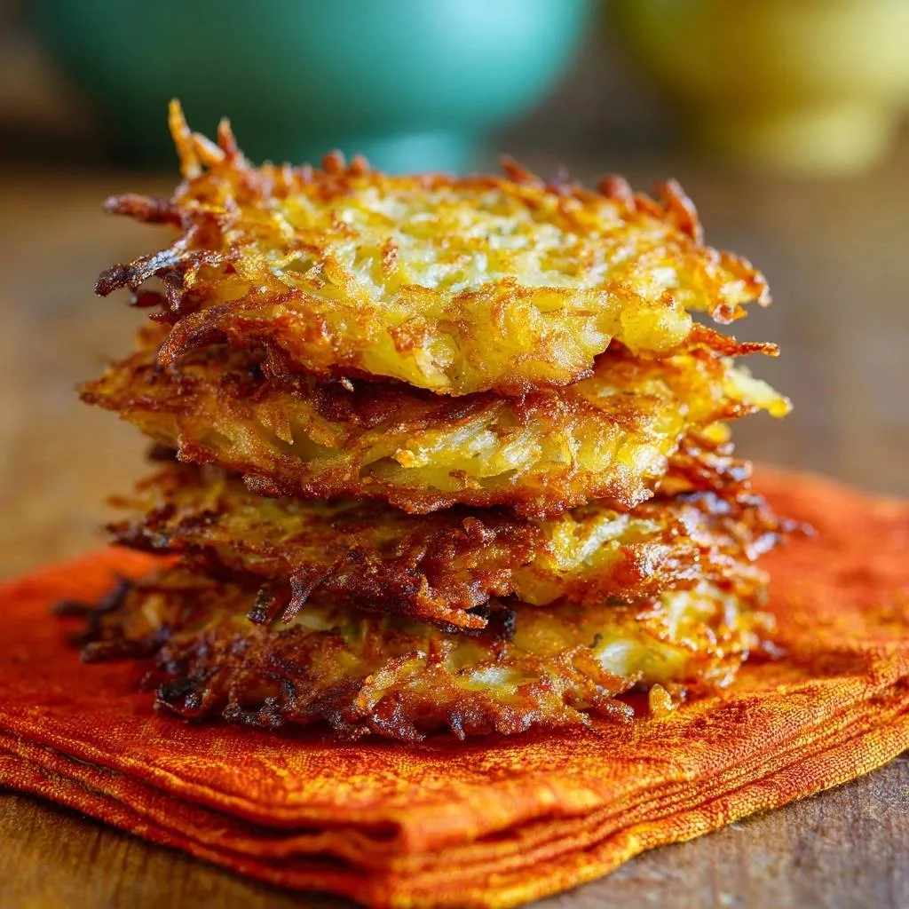 Crispy Potato Latkes: Ultra-Crisp Edges, Tender Centers - recipe image