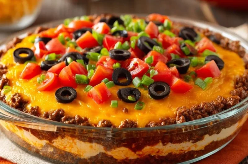 Baked Taco Dip