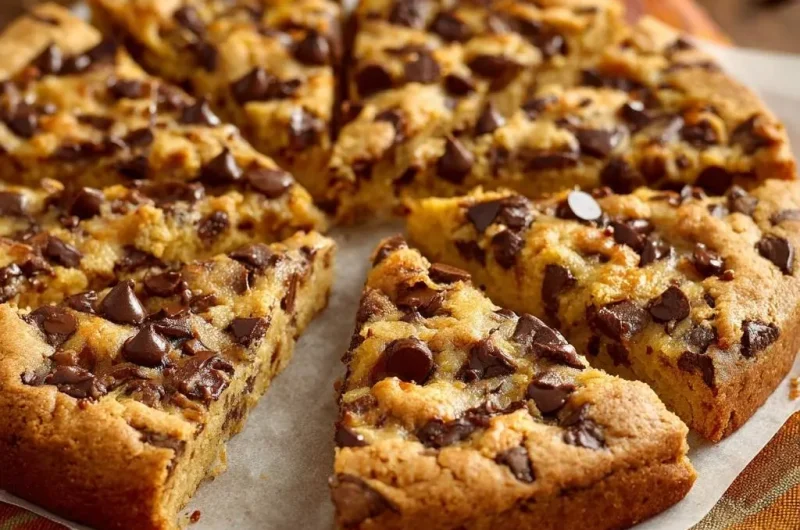 Chocolate Chip Cookie Pizza