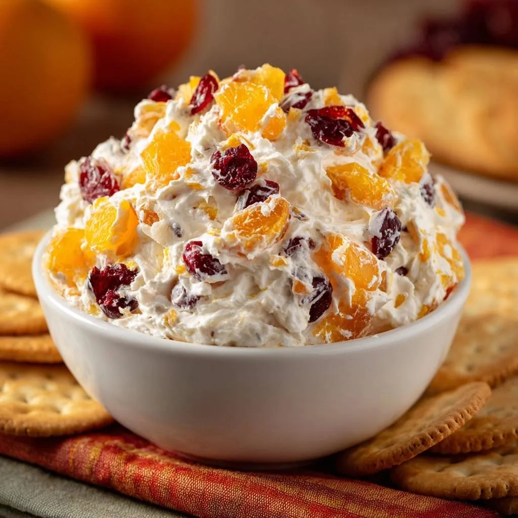 Mandarin Cranberry Fluff Dip: Thick, No-Runny Recipe - recipe image