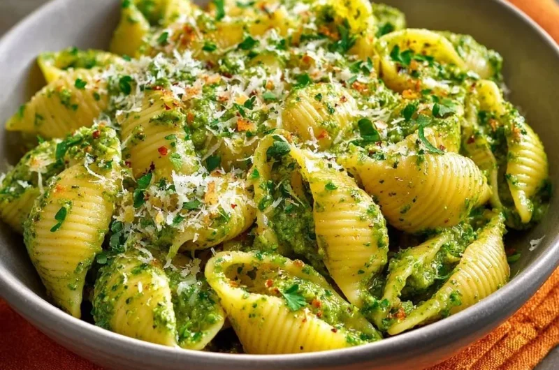 Pesto Shell Pasta