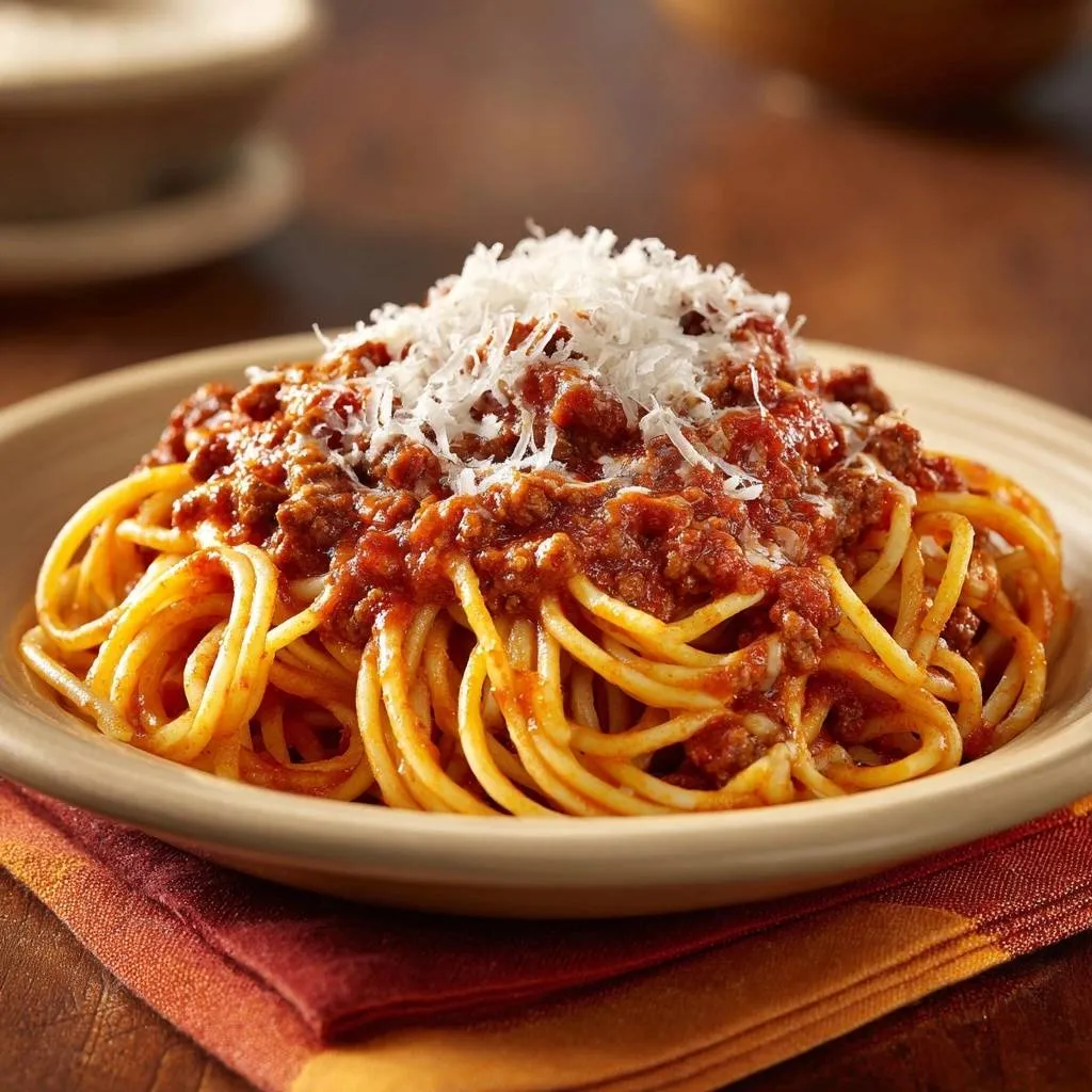 Spaghetti Bolognese with Never-Watery Sauce - recipe image