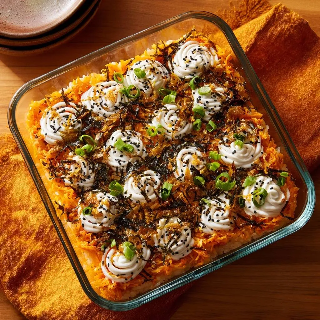 Vibrant Carrot Furikake Rice Recipe - recipe image