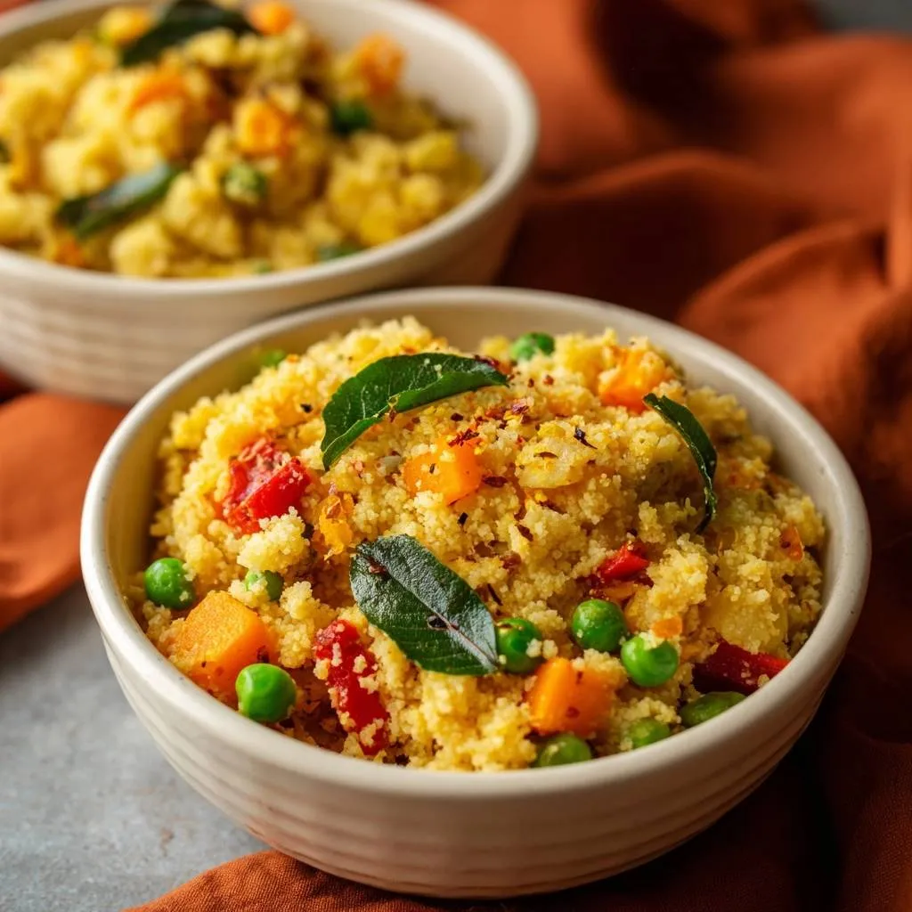 Vibrant Vegetable Couscous with Fluffy Grains - recipe image