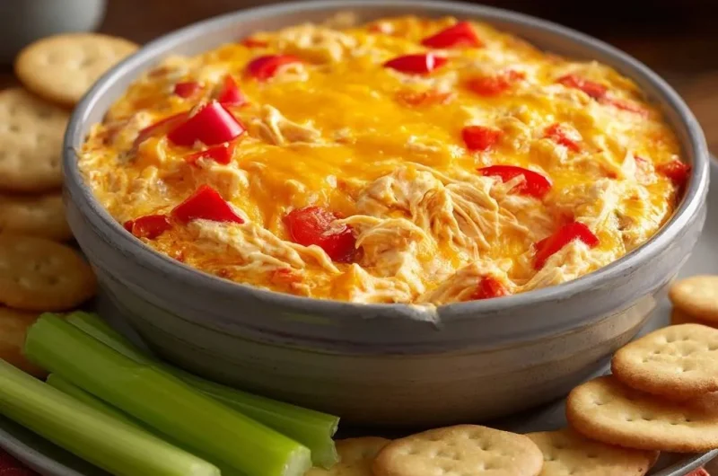Buffalo Chicken Red Pepper Dip