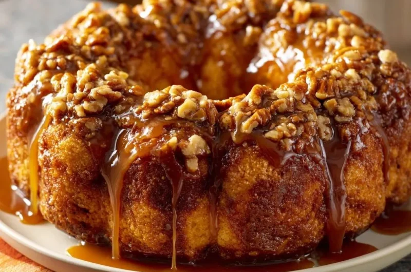 Caramel Pecan Bundt Cake