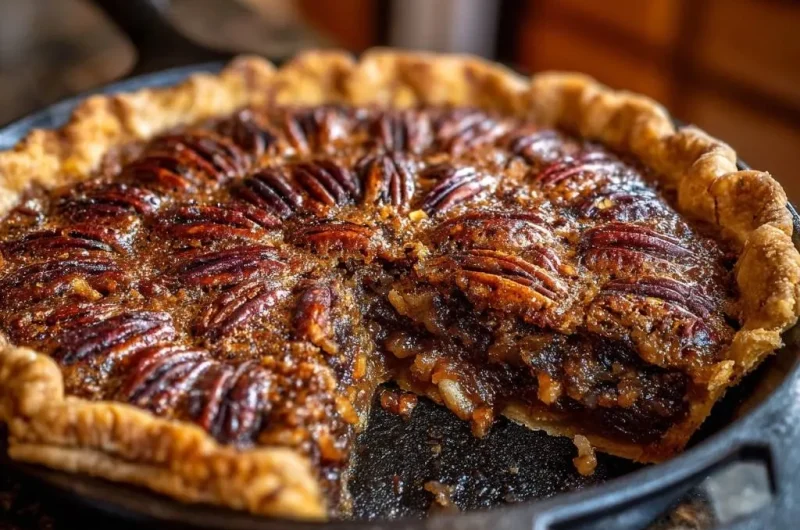 Cast Iron Skillet Apple Pecan Pie