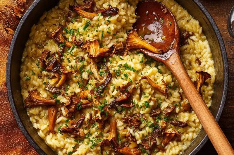 Chanterelle Mushroom Risotto