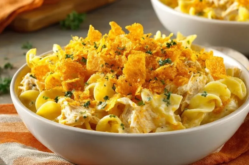 Cheesy Chicken Cheetos Pasta