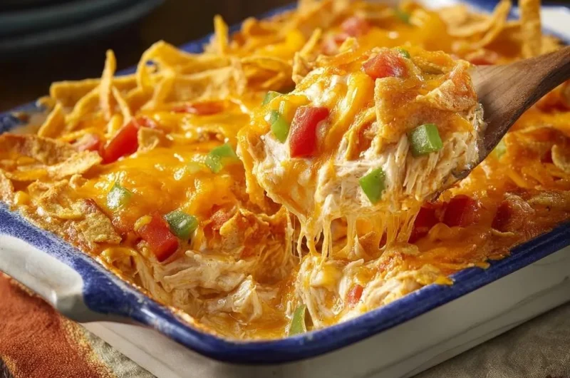 Cheesy Chicken Tortilla Casserole