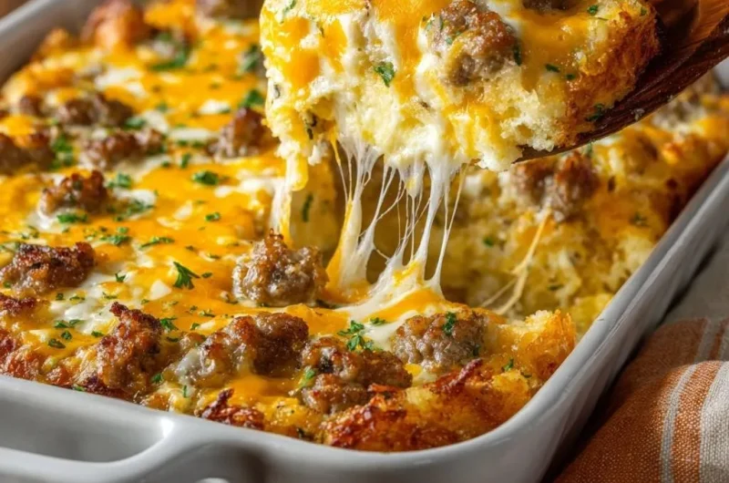 Cheesy Sausage Breakfast Casserole