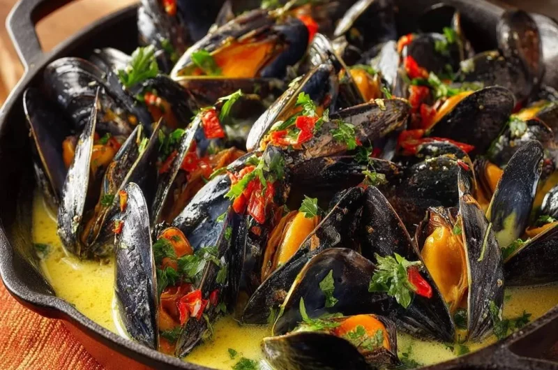 Chili Butter Mussels