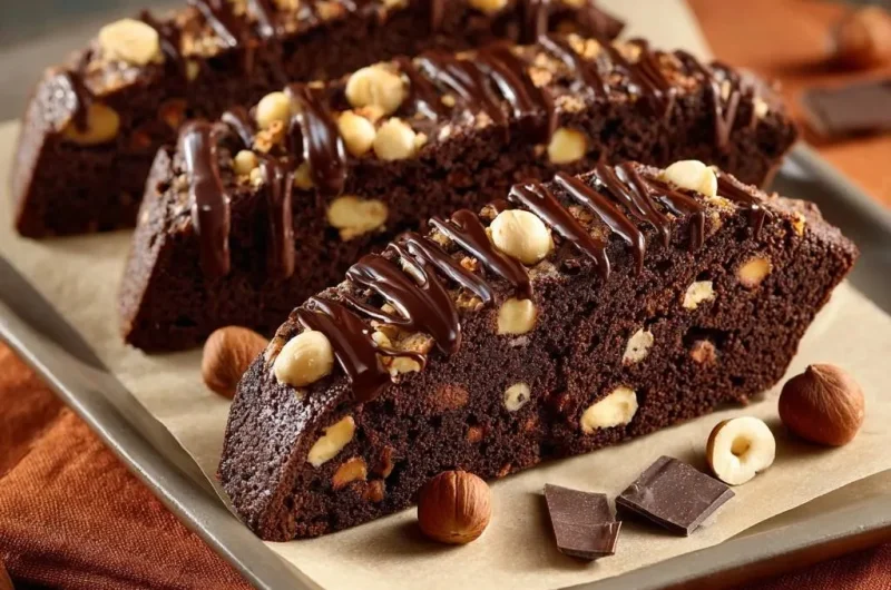 Chocolate Hazelnut Biscotti