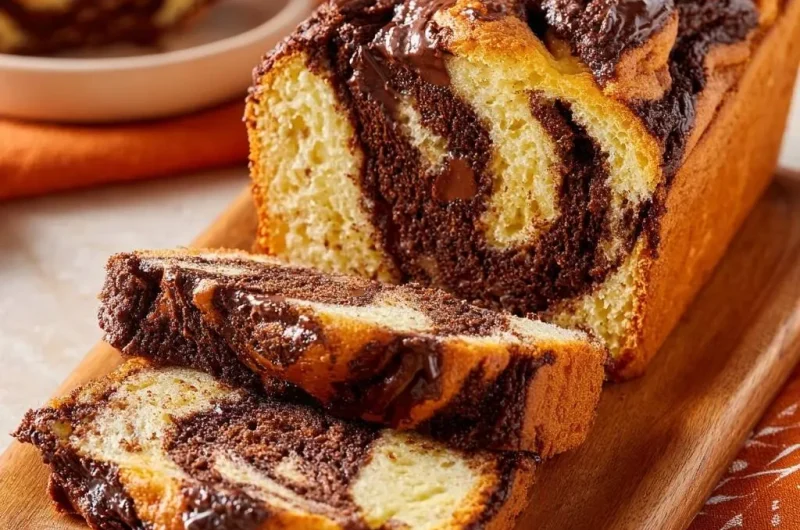 Chocolate Marble Loaf Cake