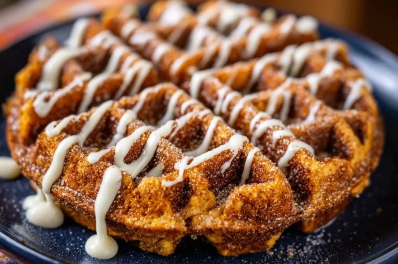 Cinnamon Sugar Churro Waffles