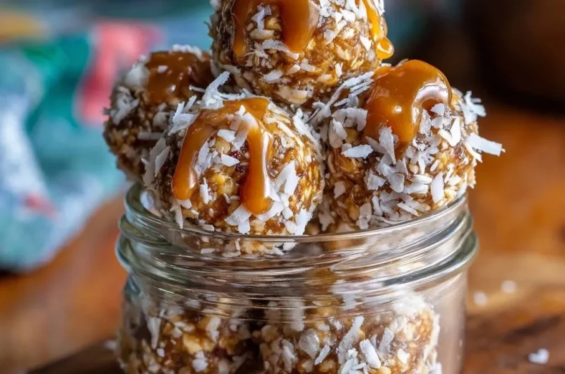 Coconut Caramel Energy Balls