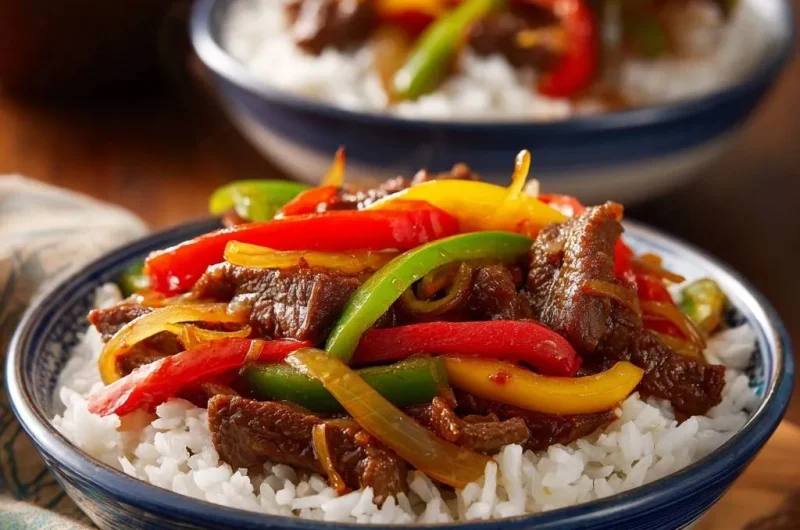 Colorful Beef Bell Pepper Stir-Fry
