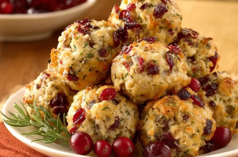 Cranberry Dill Cheese Balls