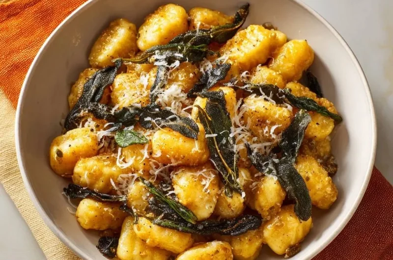 Crispy Brown Butter Sage Gnocchi