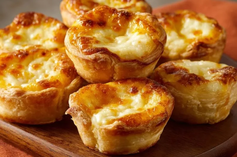 Crispy Cheesy Puff Pastry Bites