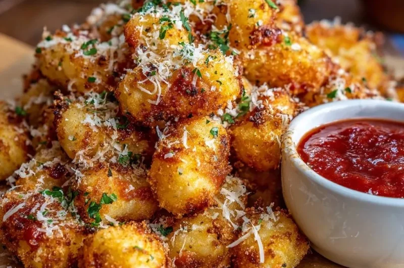 Crispy Parmesan Potato Bites