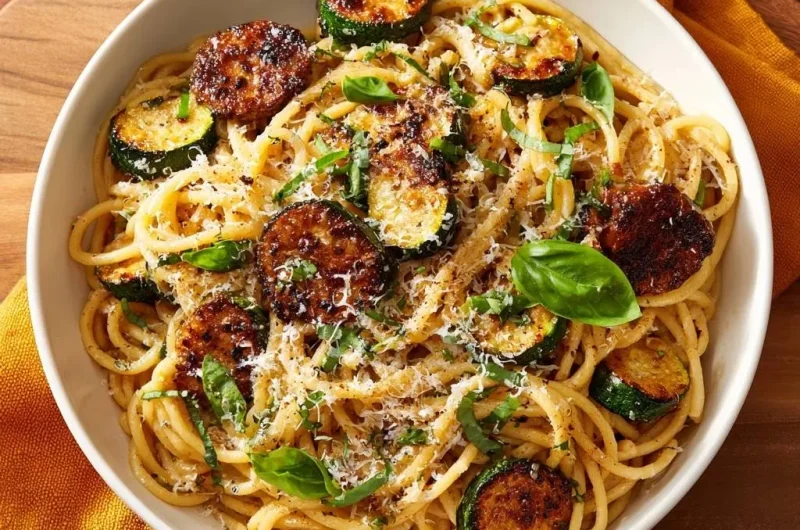 Crispy Zucchini Spaghetti