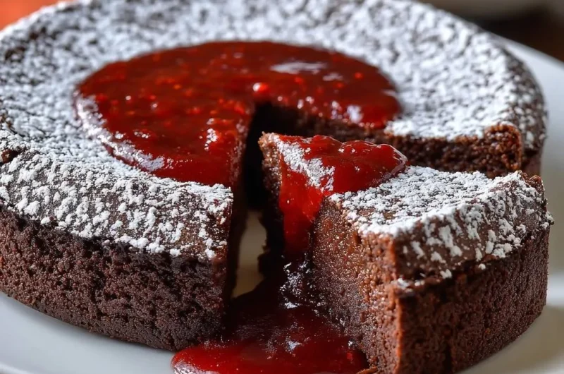 Flourless Chocolate Raspberry Torte