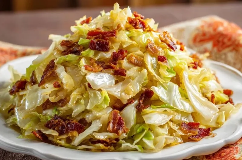Fried Cabbage with Bacon