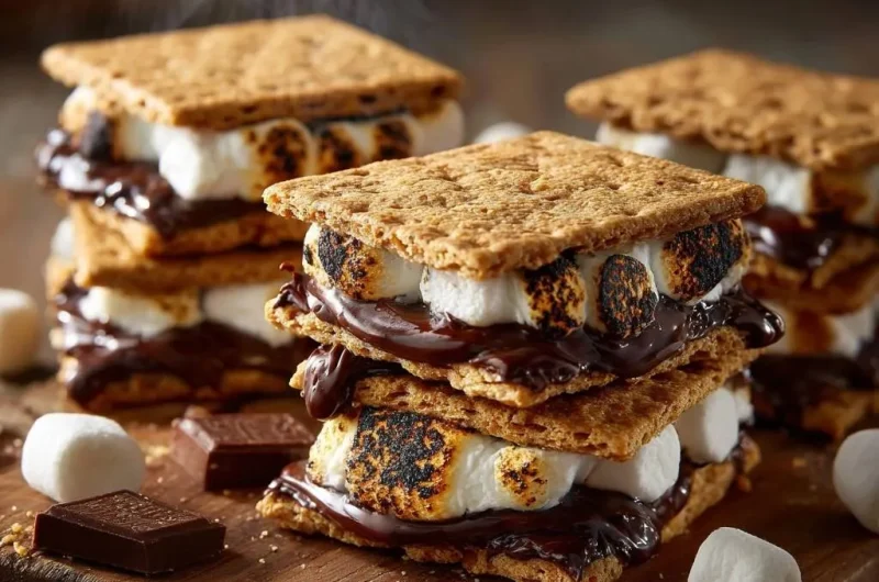 Gooey Campfire S'mores