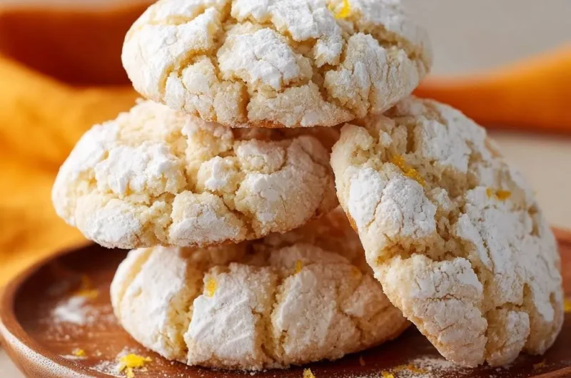 Lemon Crinkle Cookies