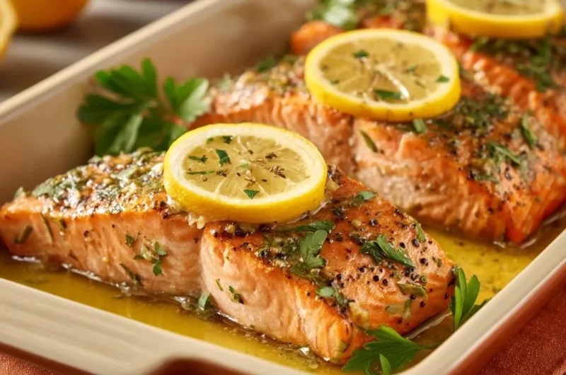 Lemon Herb Baked Salmon