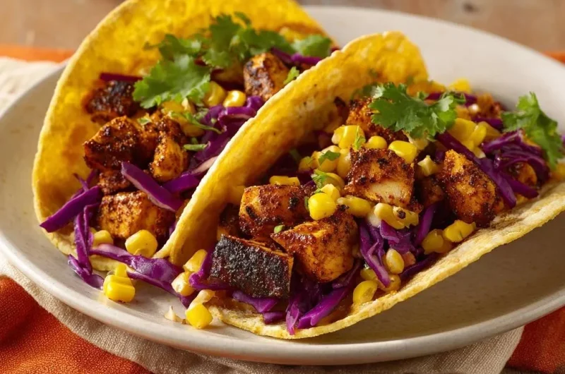 Blackened Chicken Street Tacos