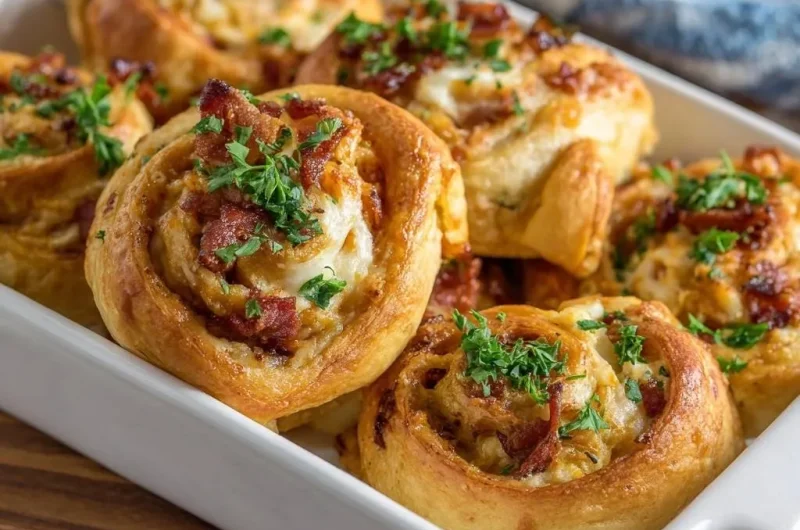 Cheesy Bacon Garlic Swirls