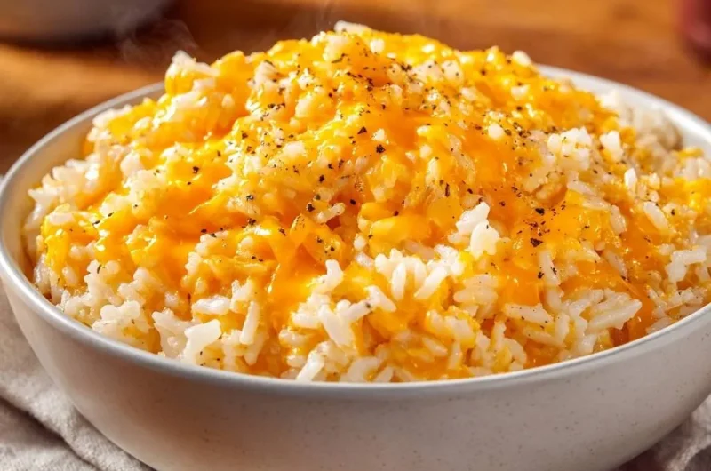 Creamy Cheesy Garlic Rice