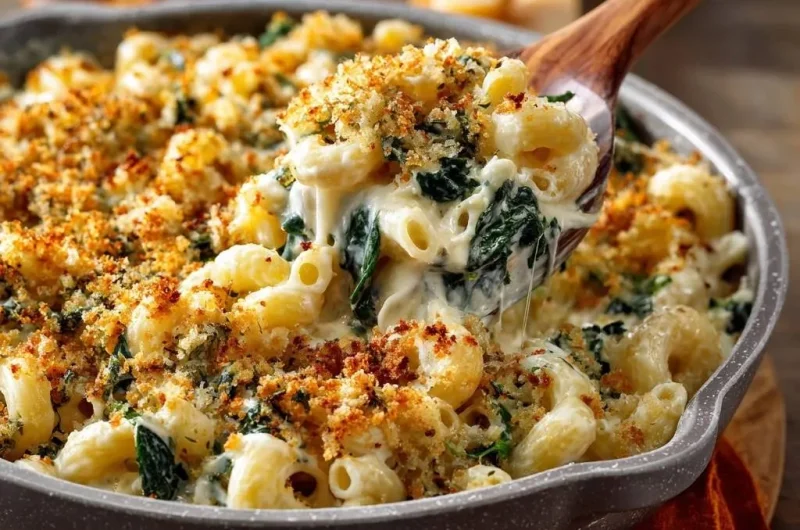 Creamy Spinach Mac and Cheese