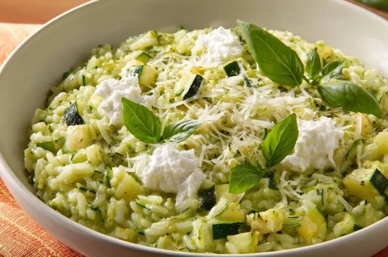 Creamy Zucchini Risotto