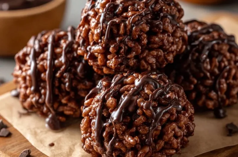 Double Chocolate Crispy Treats