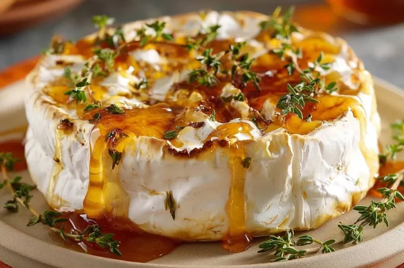Honey Thyme Baked Brie
