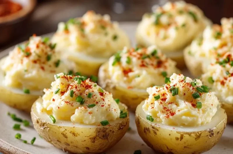 Loaded Mini Twice-Baked Potatoes