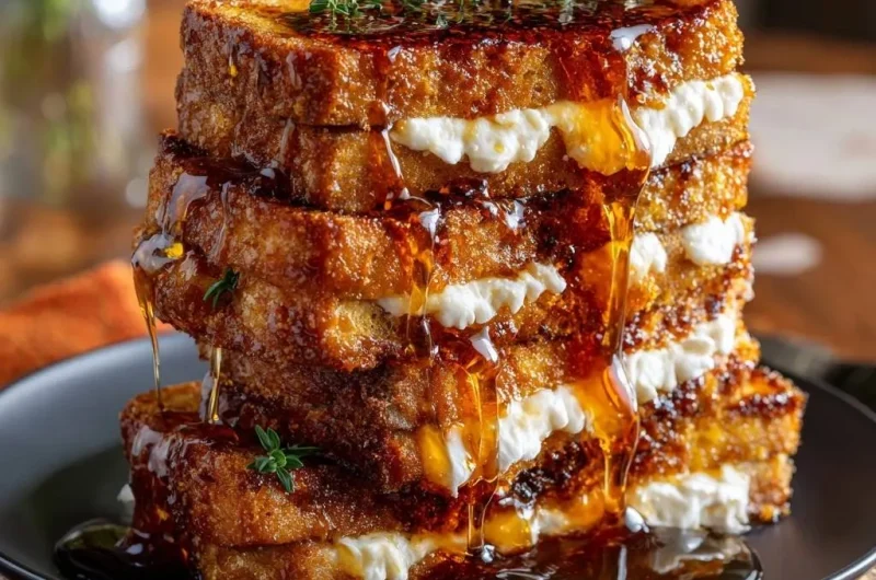Ricotta Stuffed Brioche French Toast