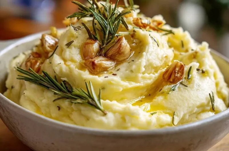 Roasted Garlic and Rosemary Mashed Potatoes