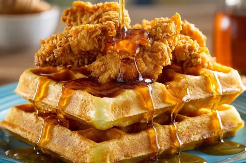 Southern Fried Chicken and Waffles