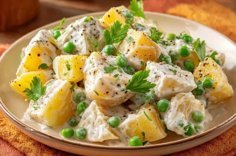 Creamy Herb and Pea Potato Salad
