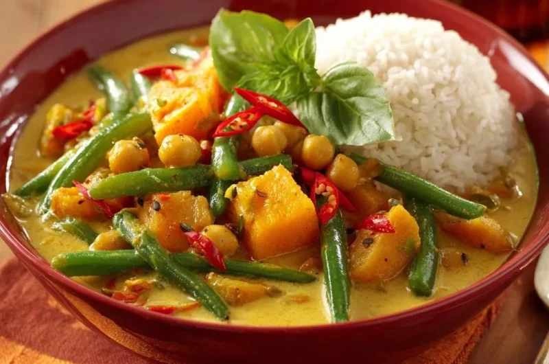Golden Chickpea and Squash Curry