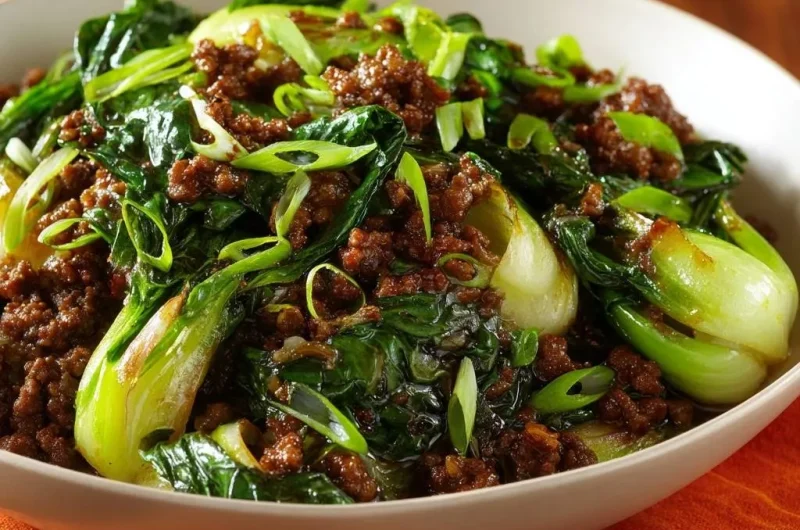 Savory Beef and Bok Choy Stir-Fry