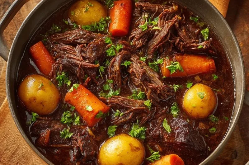 Slow-Simmered Red Wine Beef Stew